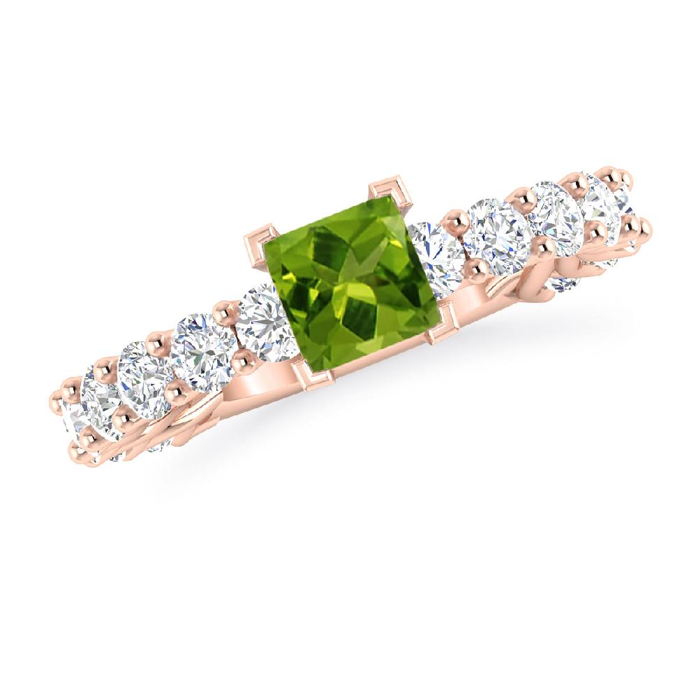 Rose Gold - Peridot