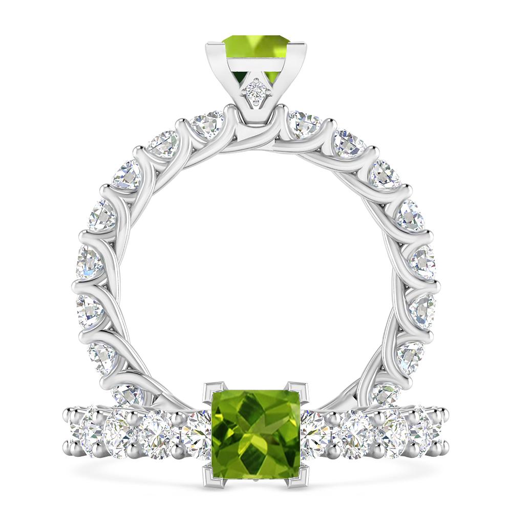 White Gold - Peridot