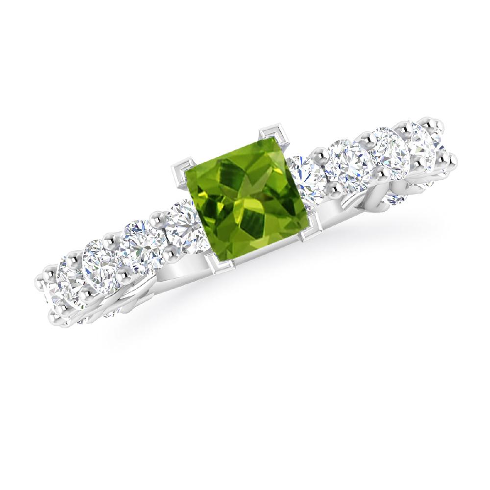 White Gold - Peridot