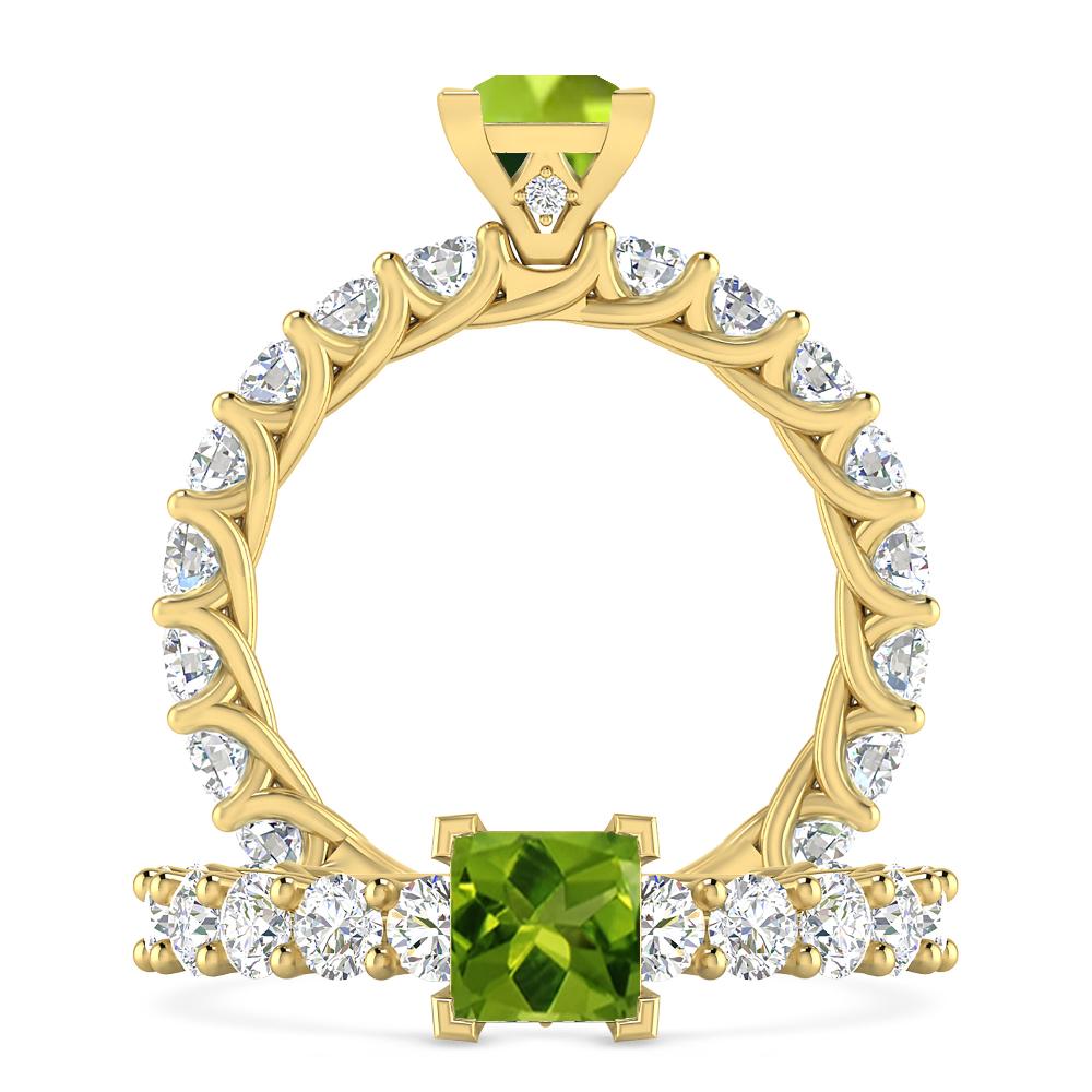 Yellow Gold - Peridot