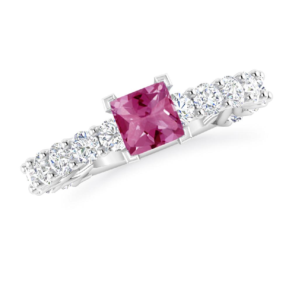 White Gold - Pink Tourmaline