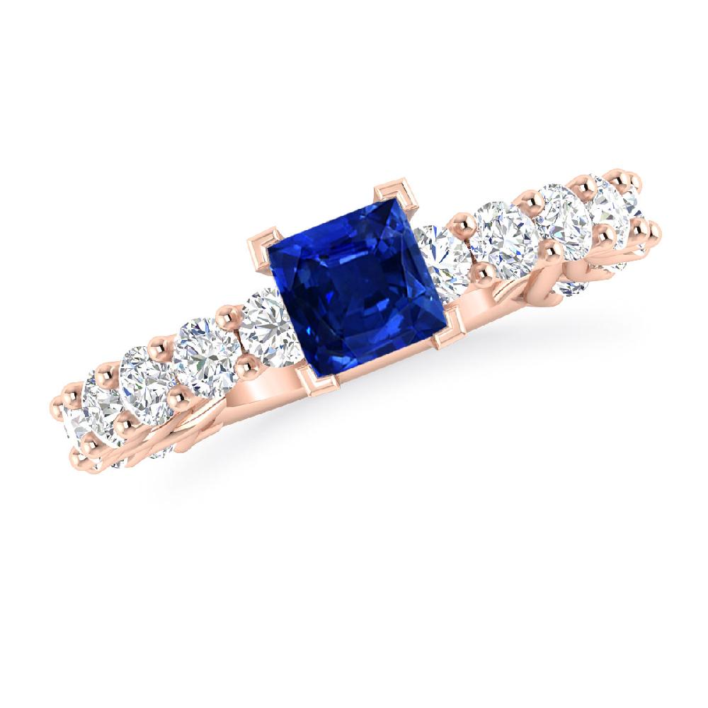 Rose Gold - Sapphire