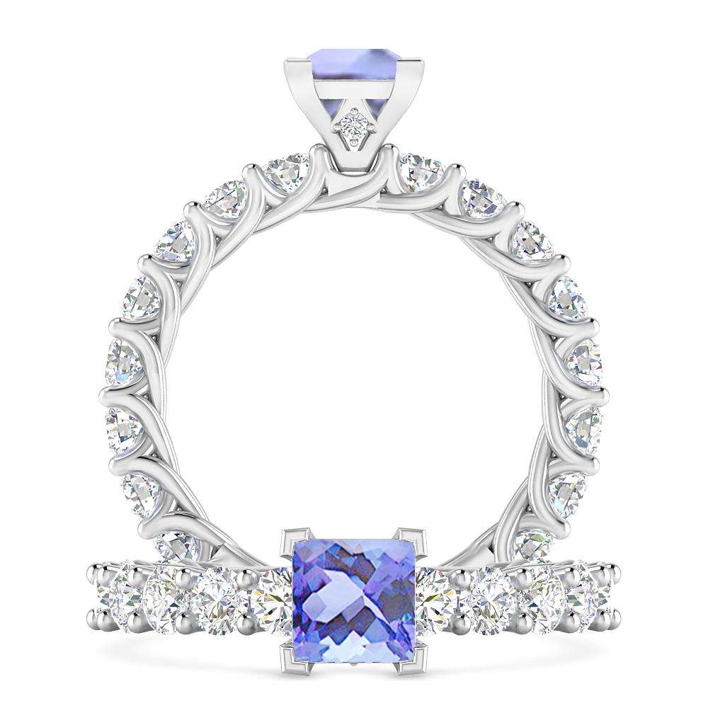 White Gold - Tanzanite