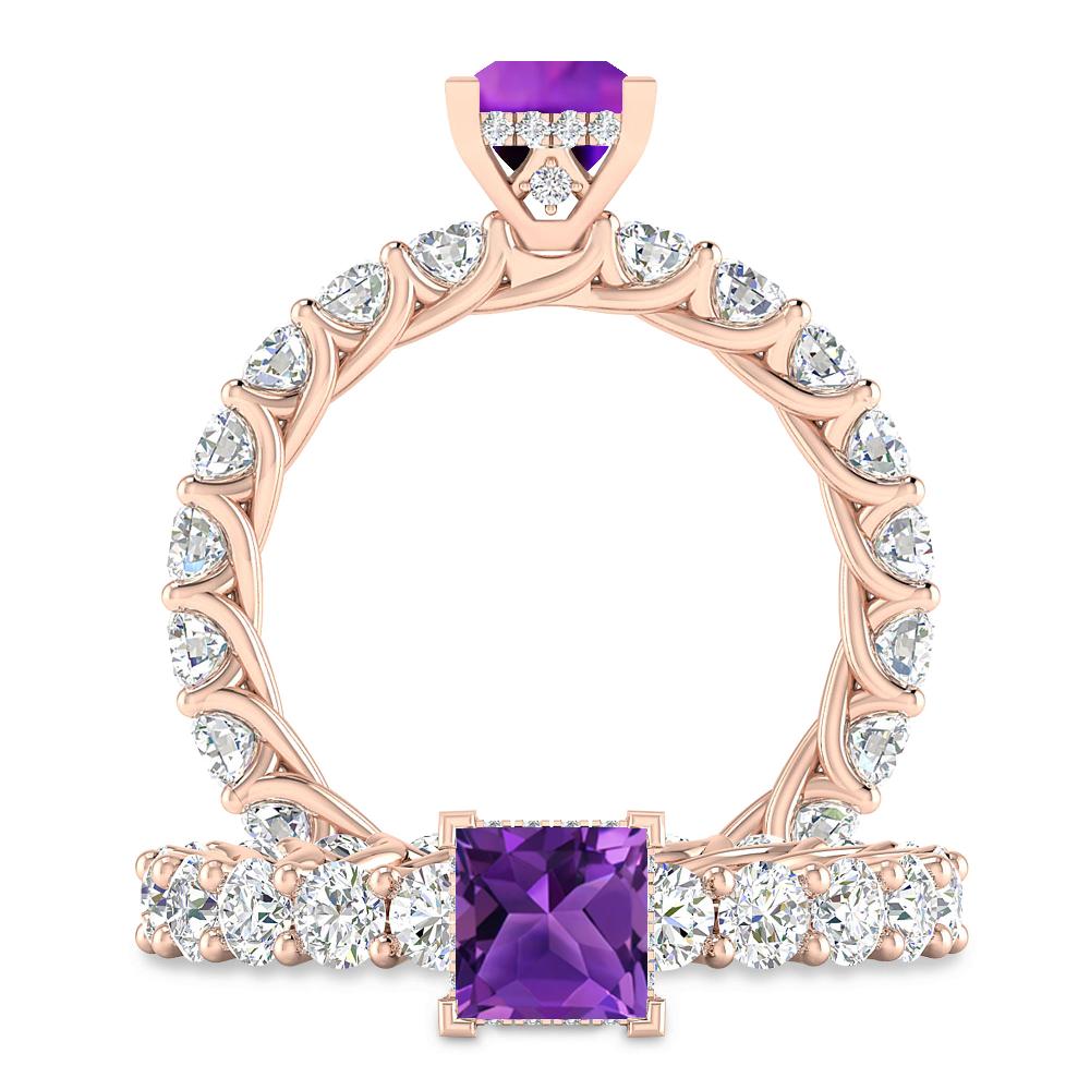 Rose Gold - Amethyst