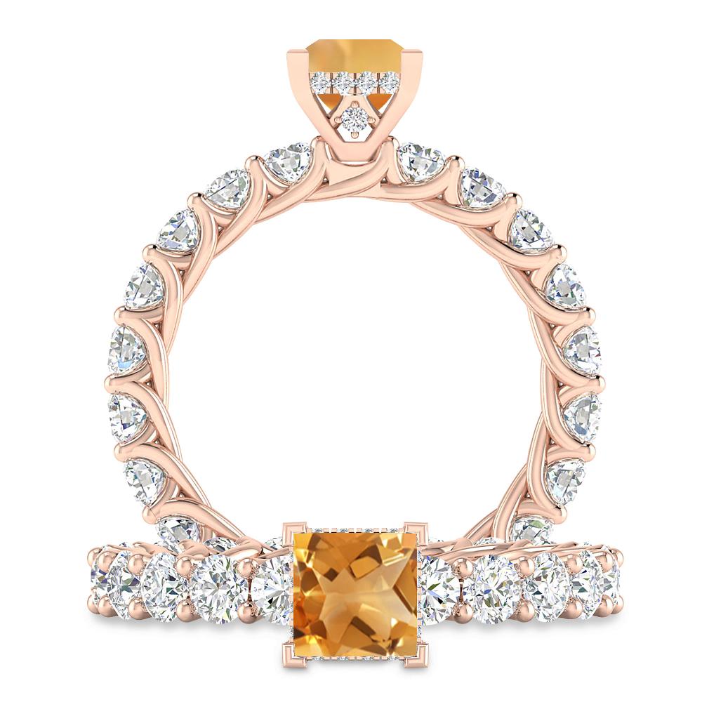 Rose Gold - Citrine