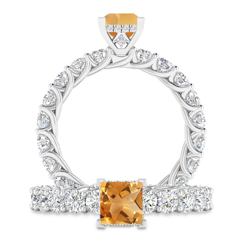 White Gold - Citrine