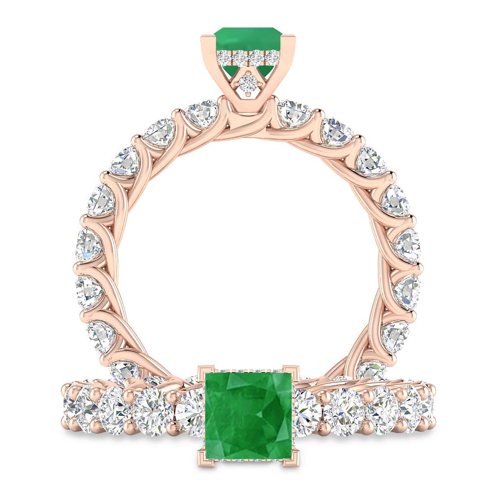 Rose Gold - Emerald