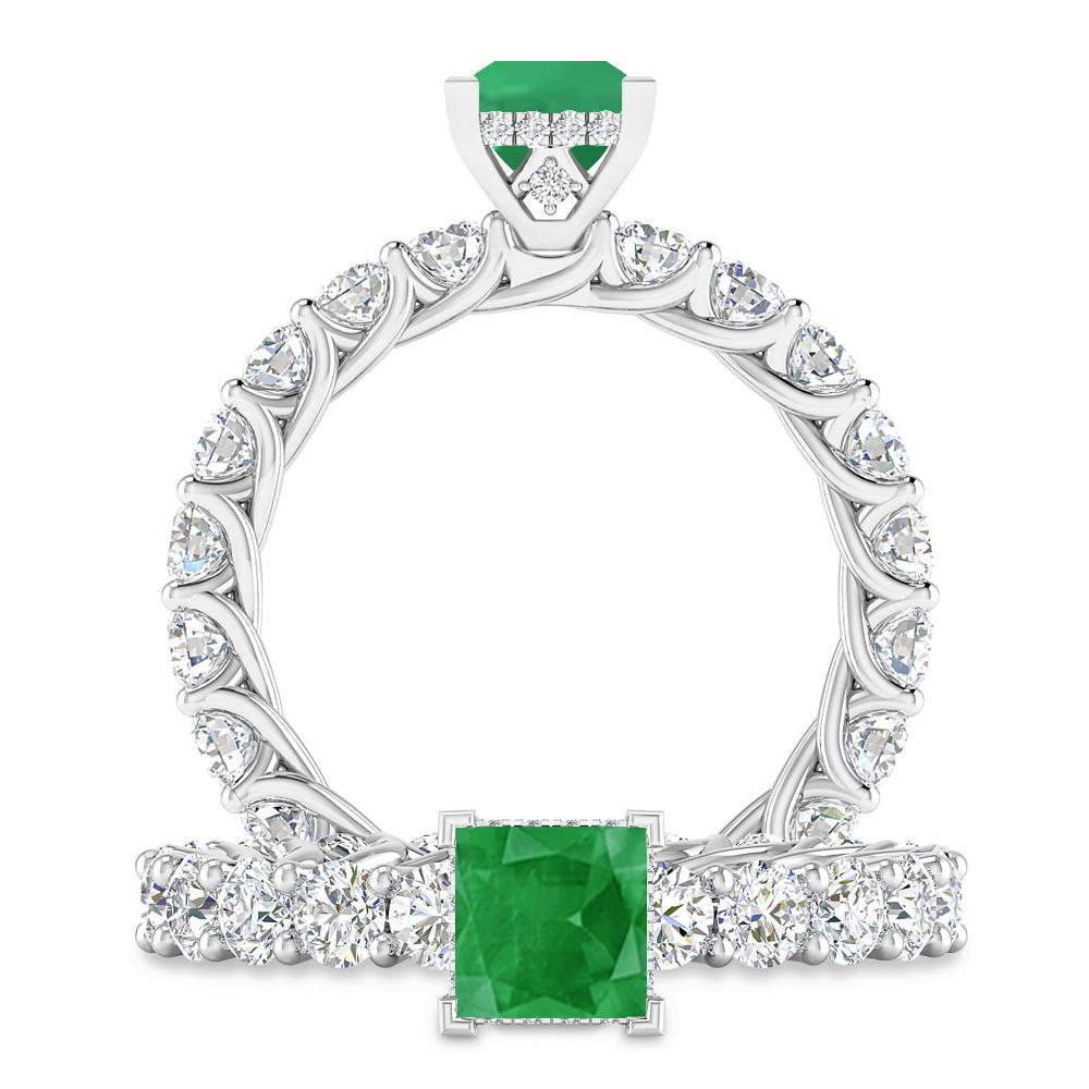 White Gold - Emerald