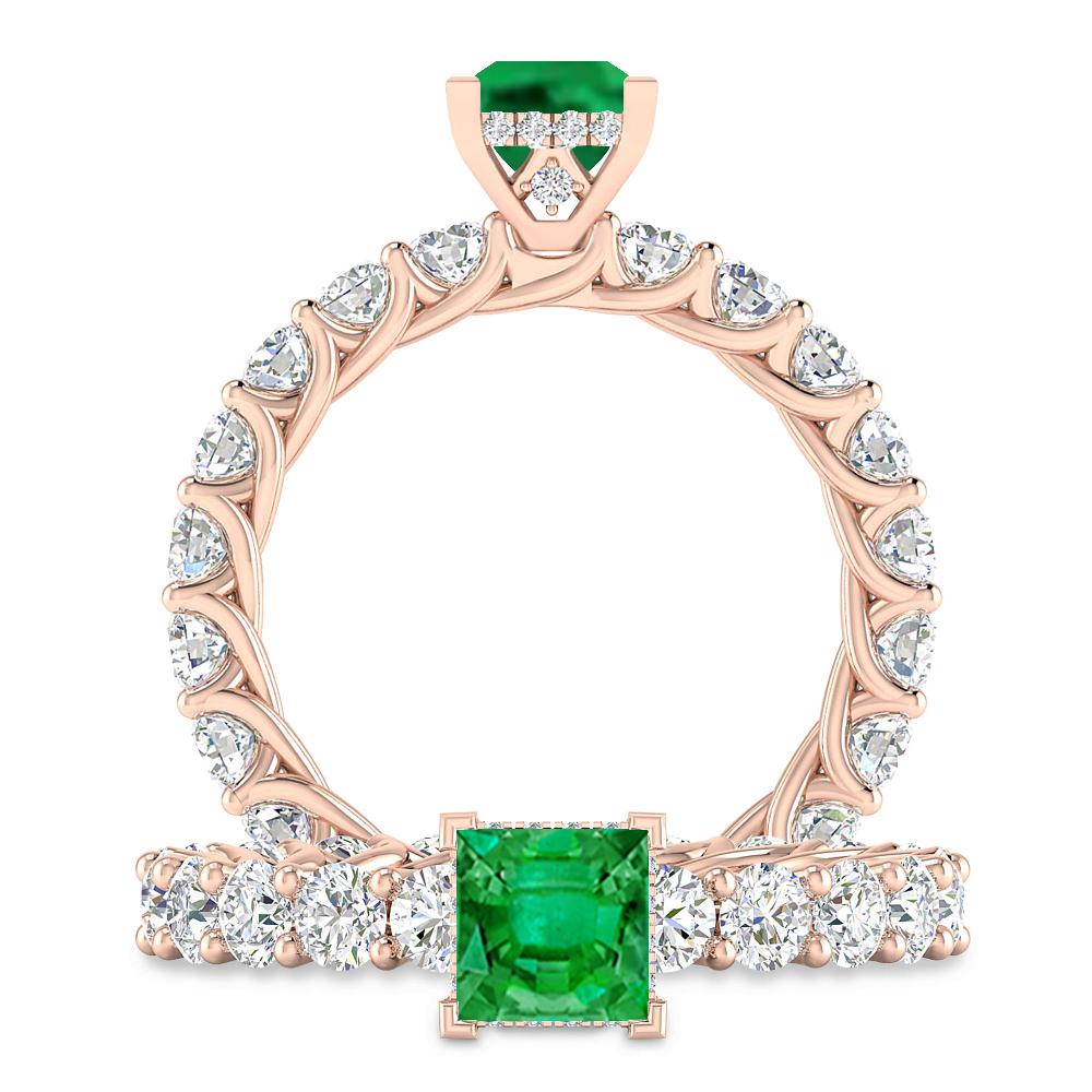 Rose Gold - Emerald