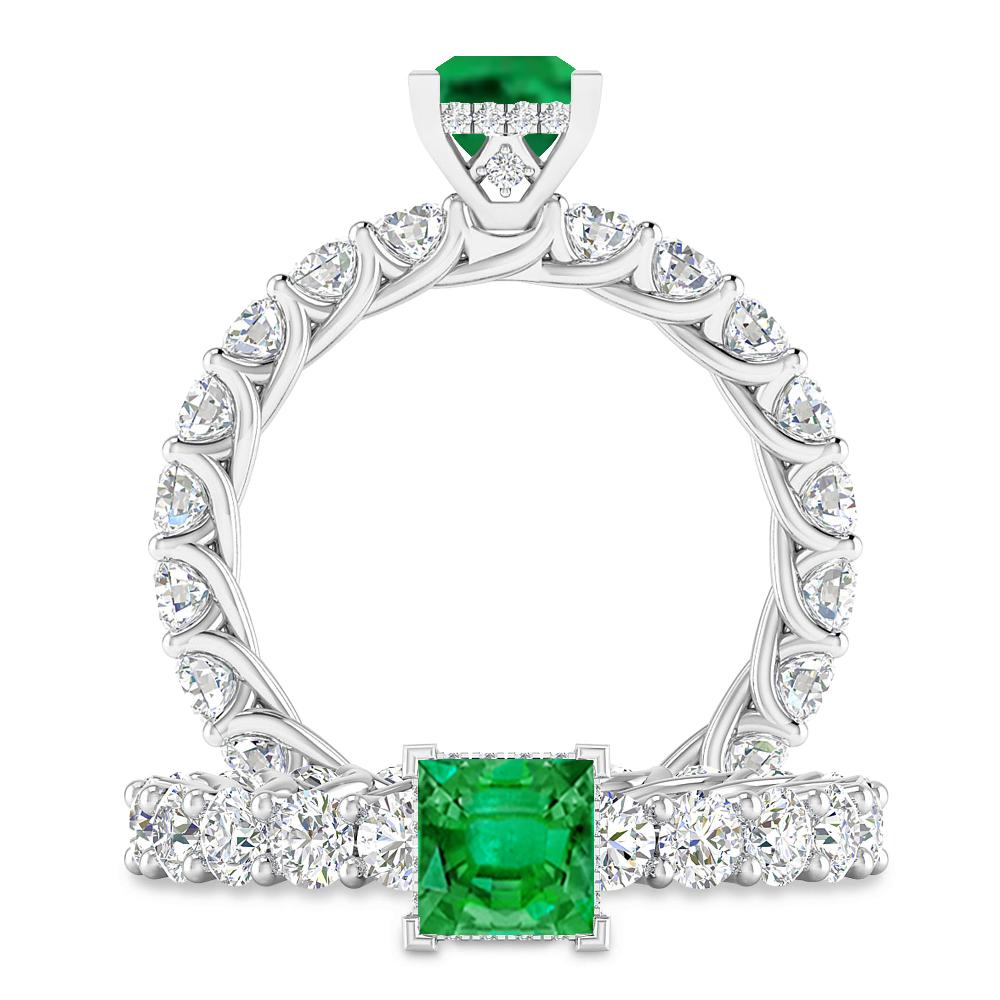 White Gold - Emerald