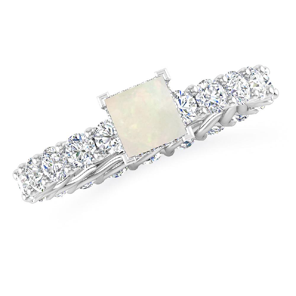 White Gold - Opal