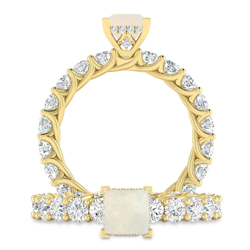 Yellow Gold - Opal