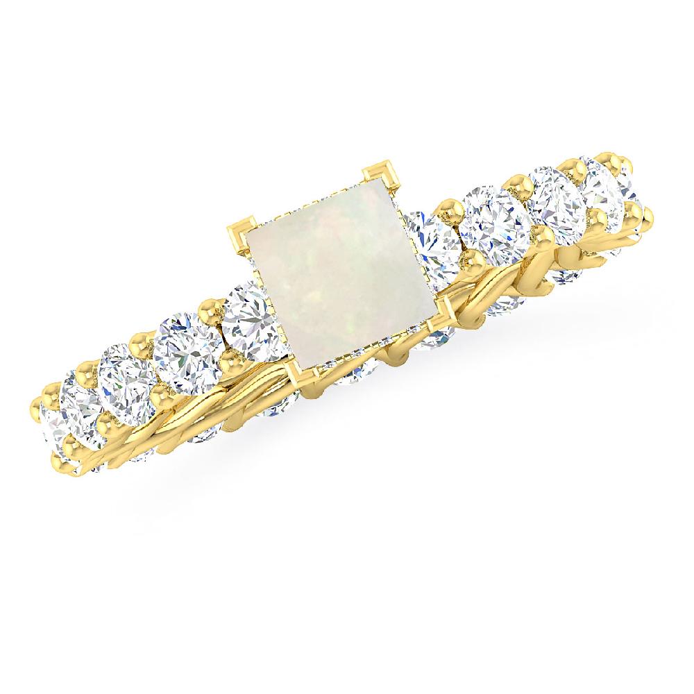 Yellow Gold - Opal