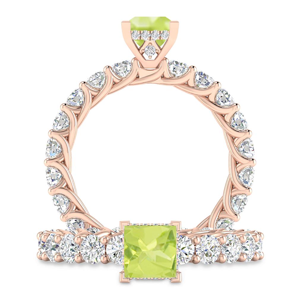 Rose Gold - Peridot