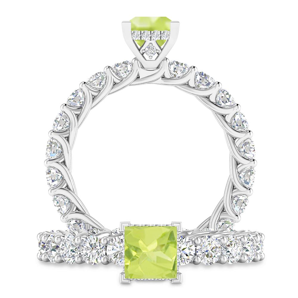 White Gold - Peridot