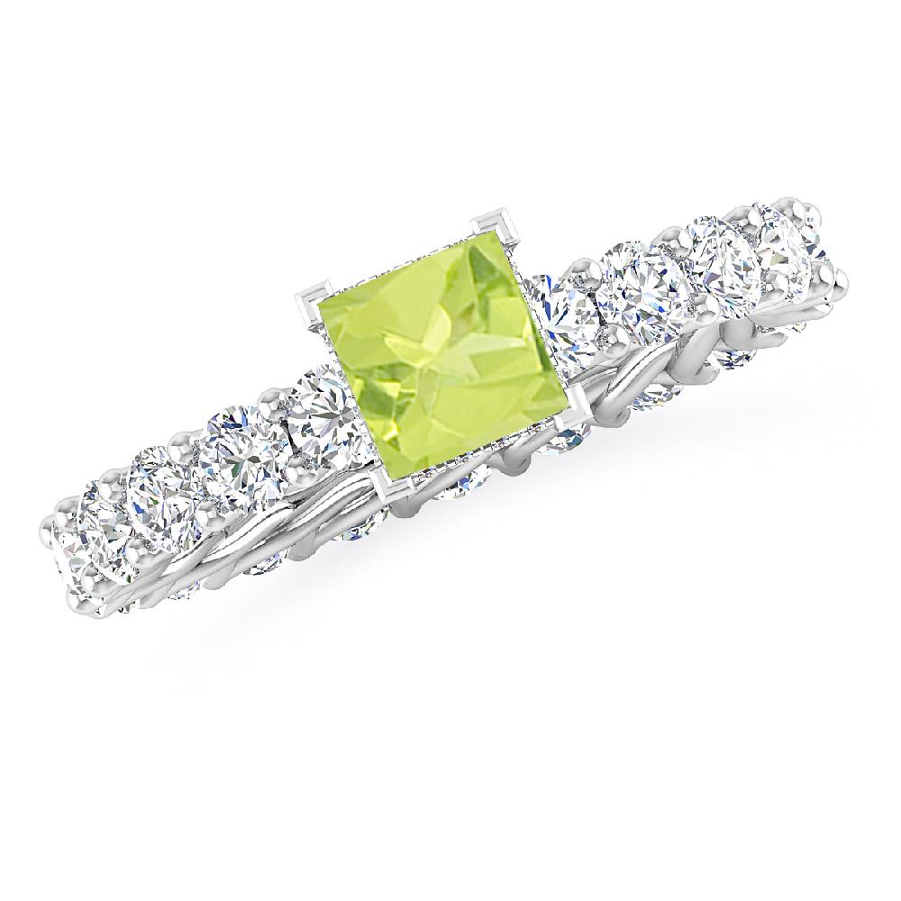 White Gold - Peridot