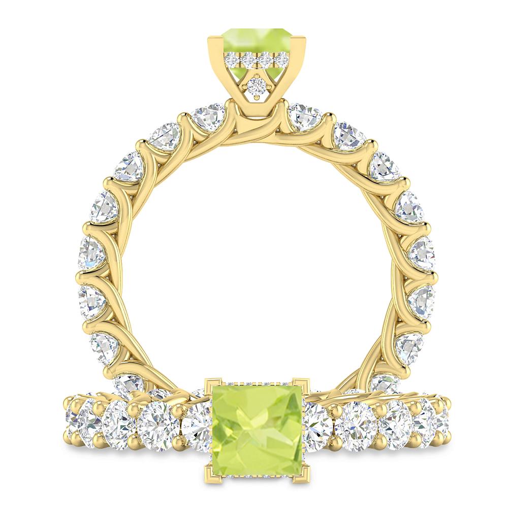 Yellow Gold - Peridot