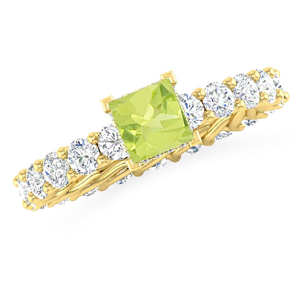 Yellow Gold - Peridot