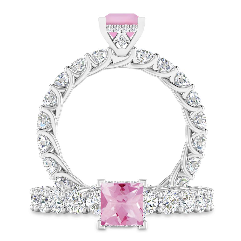 White Gold - Pink Tourmaline