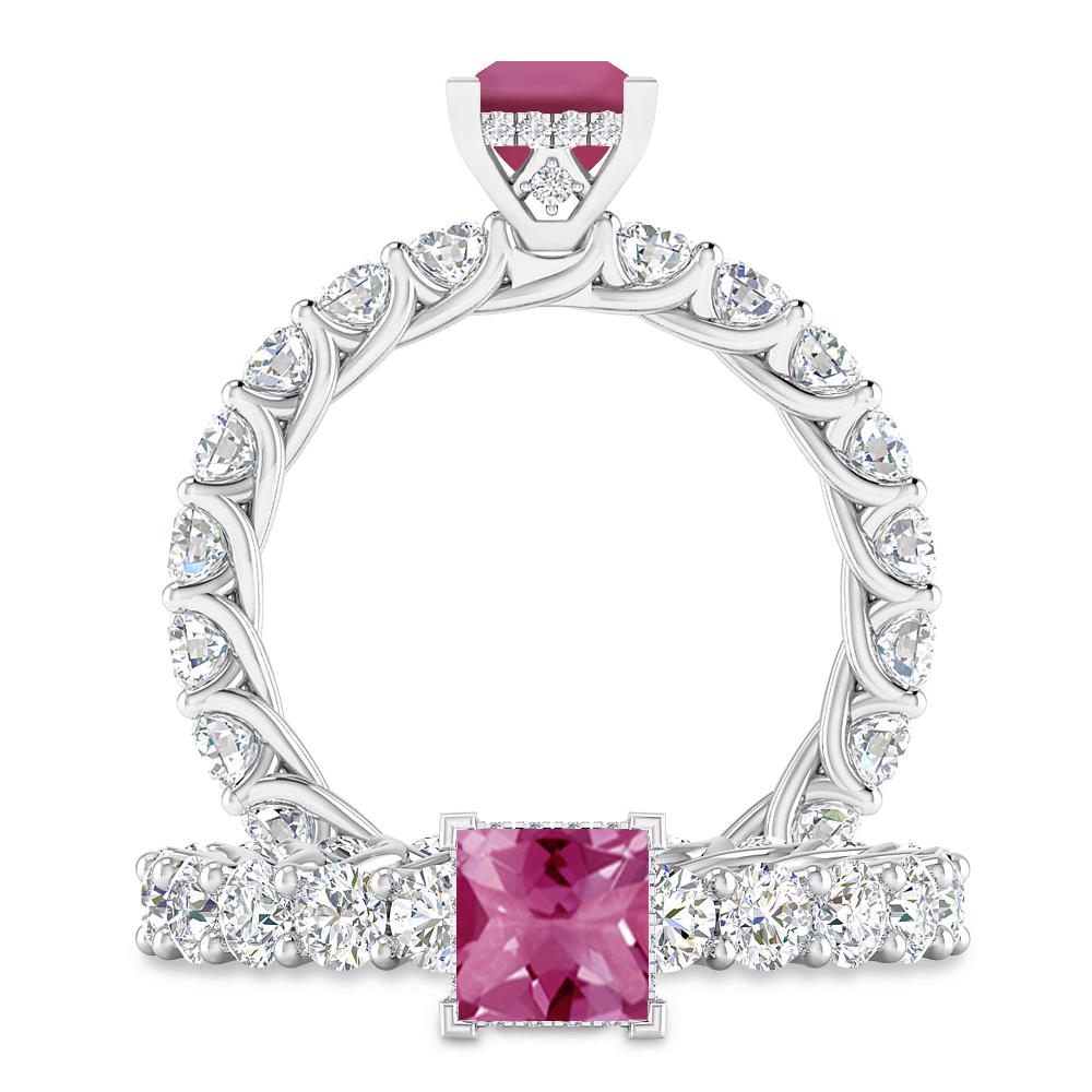 White Gold - Pink Tourmaline