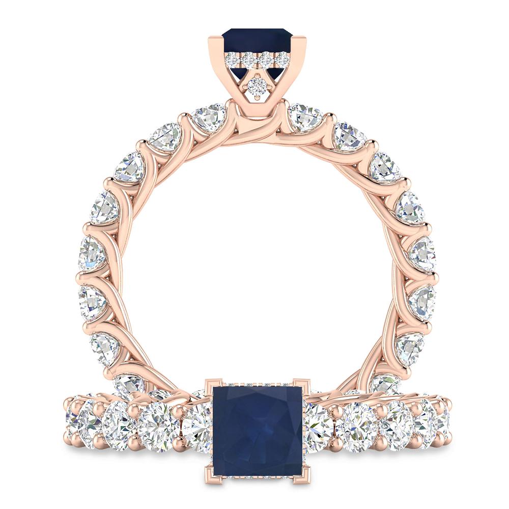 Rose Gold - Sapphire