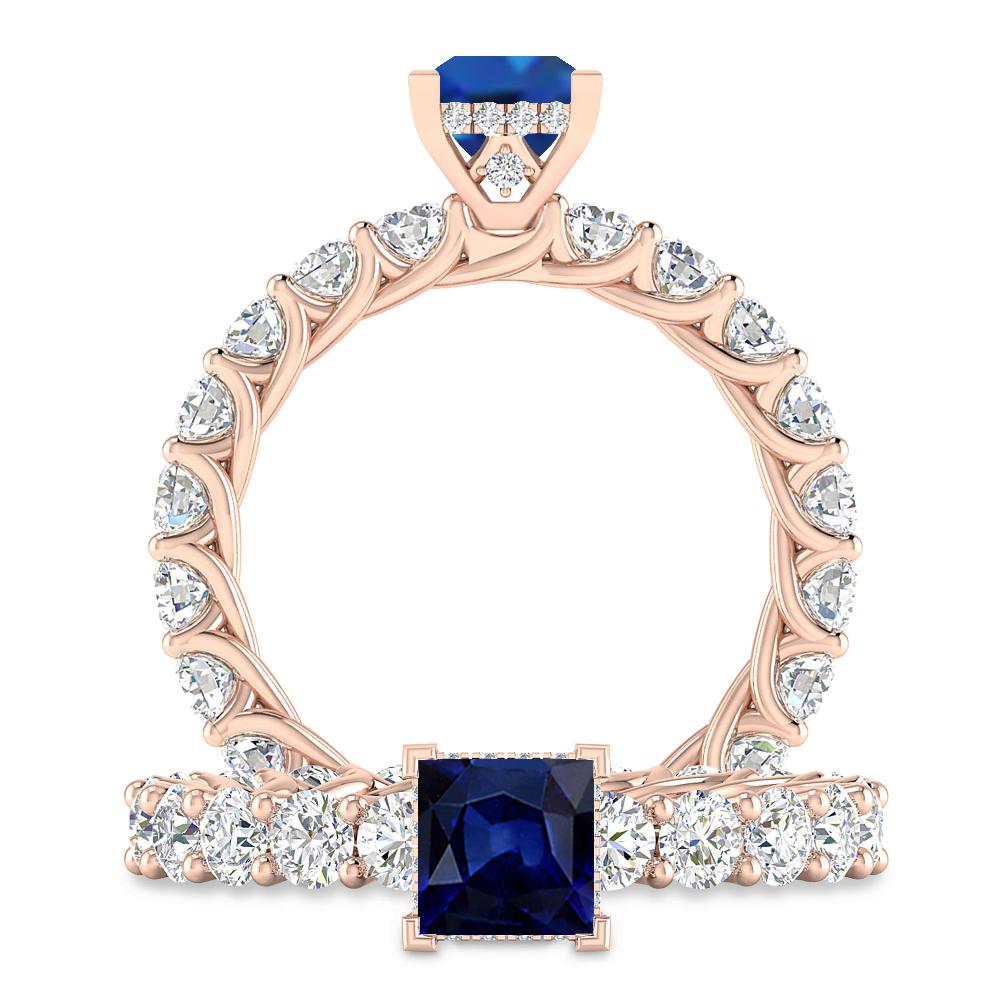 Rose Gold - Sapphire