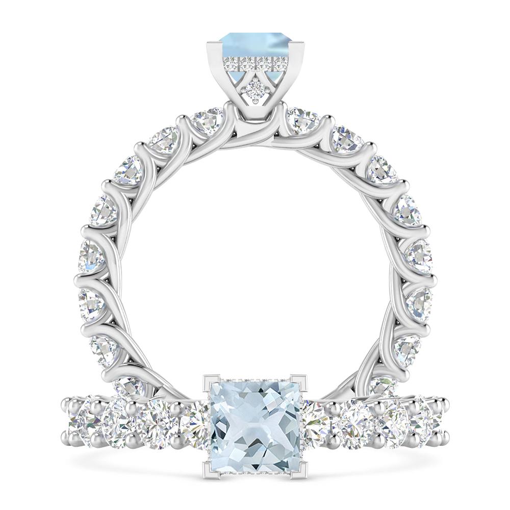White Gold - Aquamarine