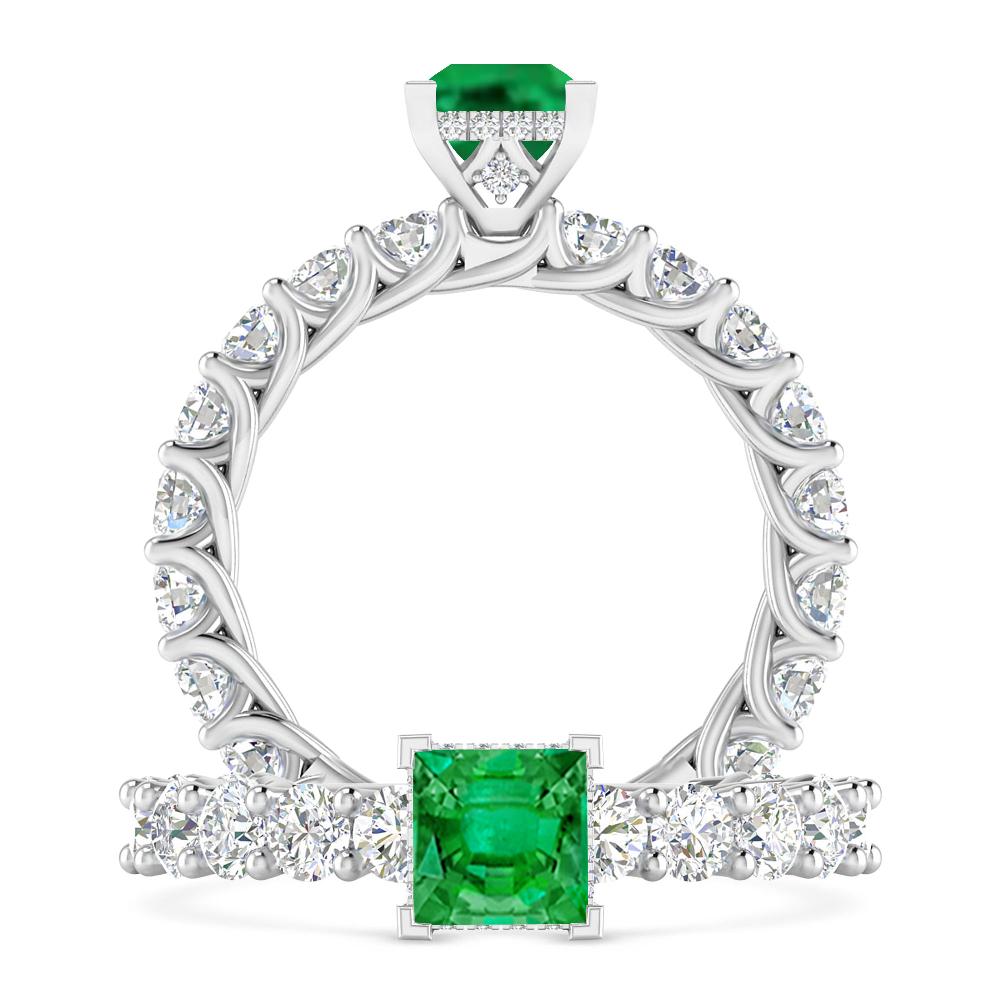 White Gold - Emerald