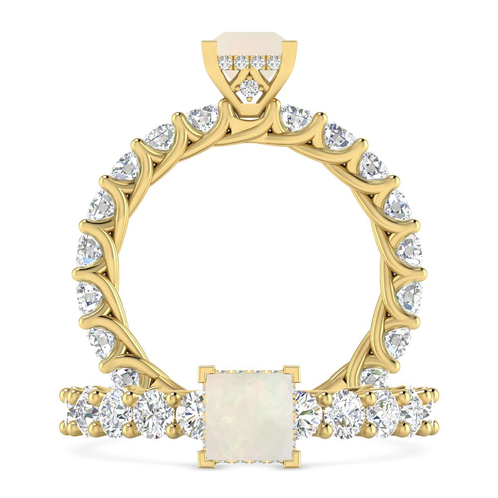 Yellow Gold - Opal