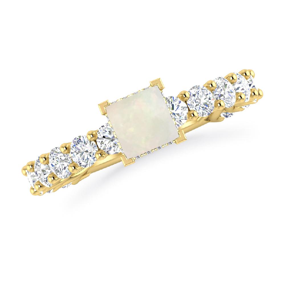 Yellow Gold - Opal