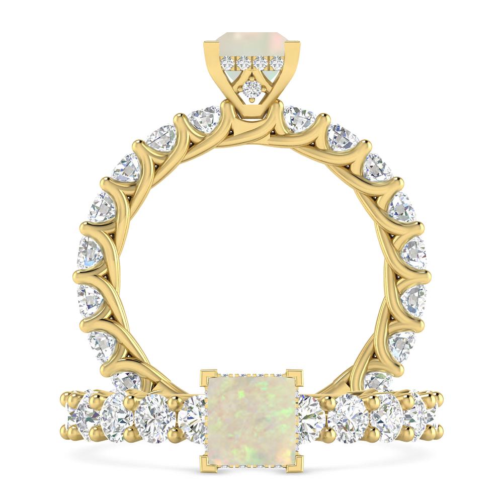 Yellow Gold - Opal