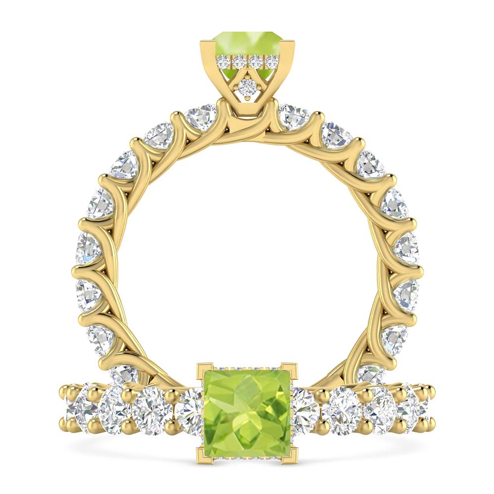 Yellow Gold - Peridot