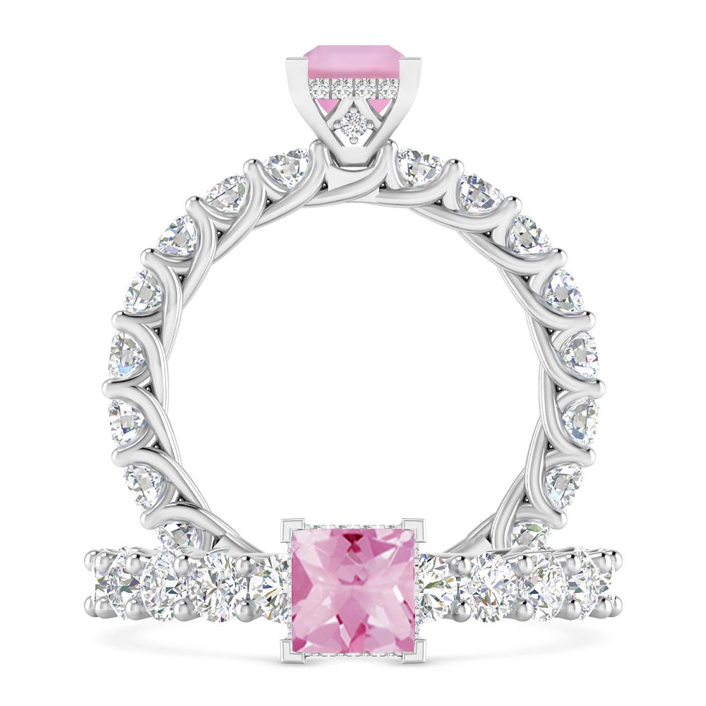 White Gold - Pink Tourmaline