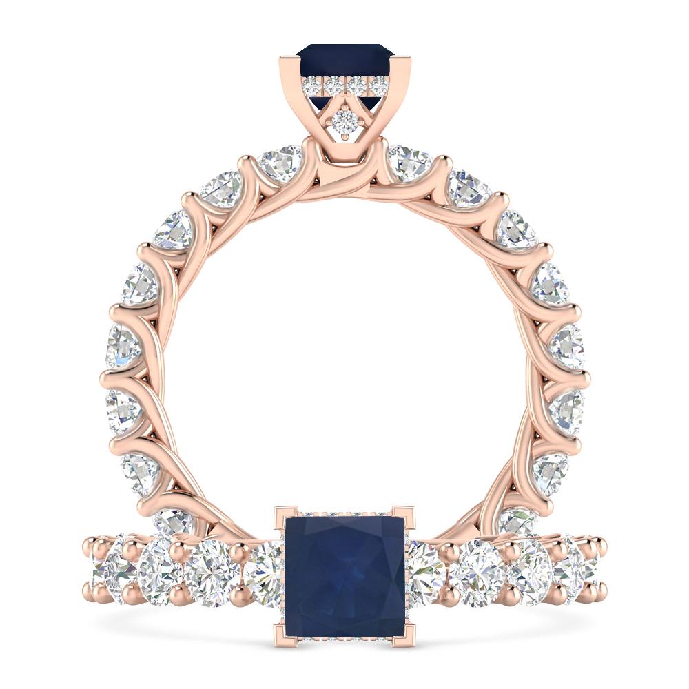 Rose Gold - Sapphire
