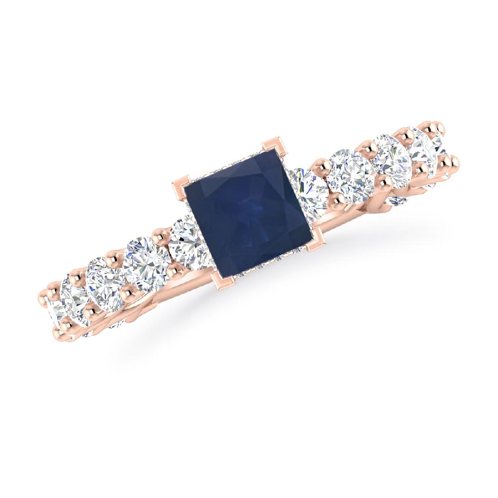 Rose Gold - Sapphire