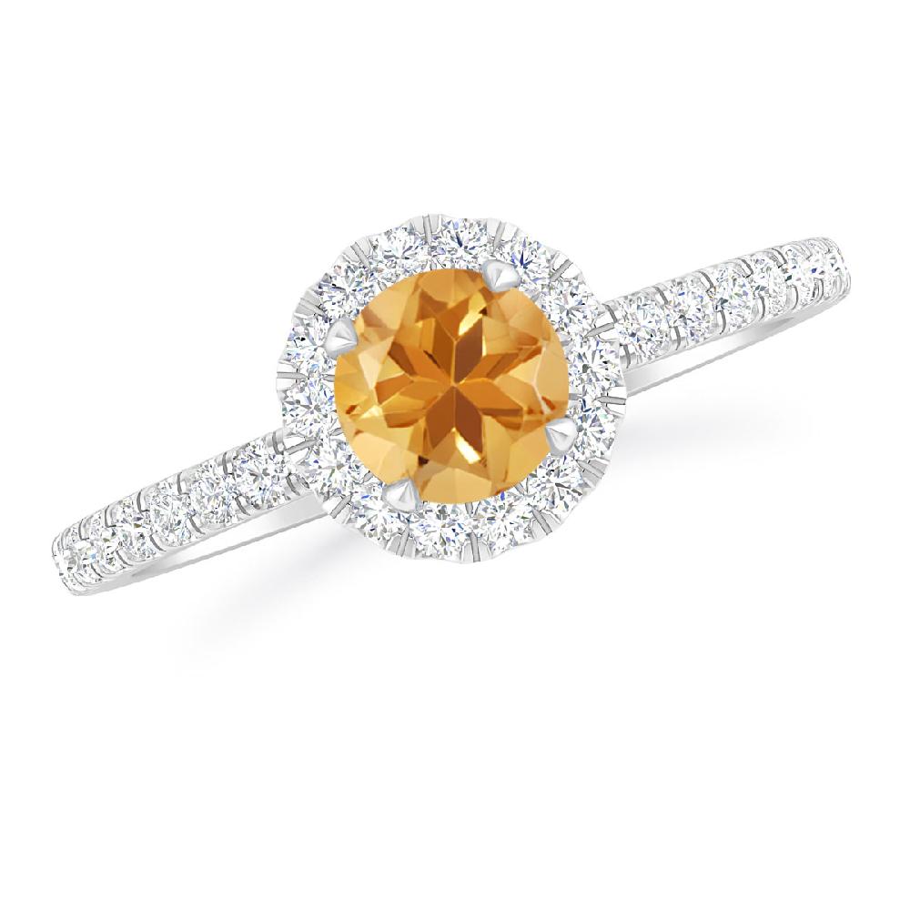 White Gold - Citrine