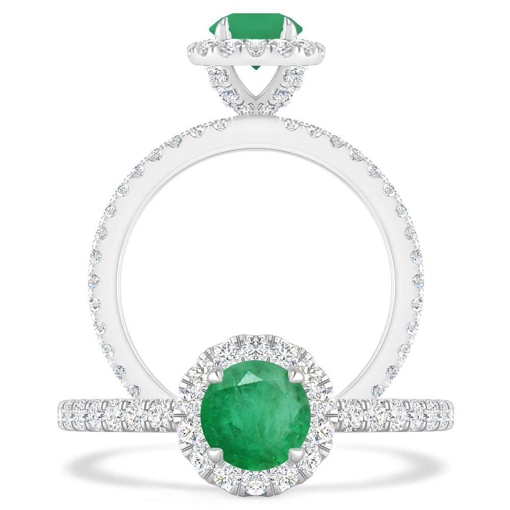 White Gold - Emerald