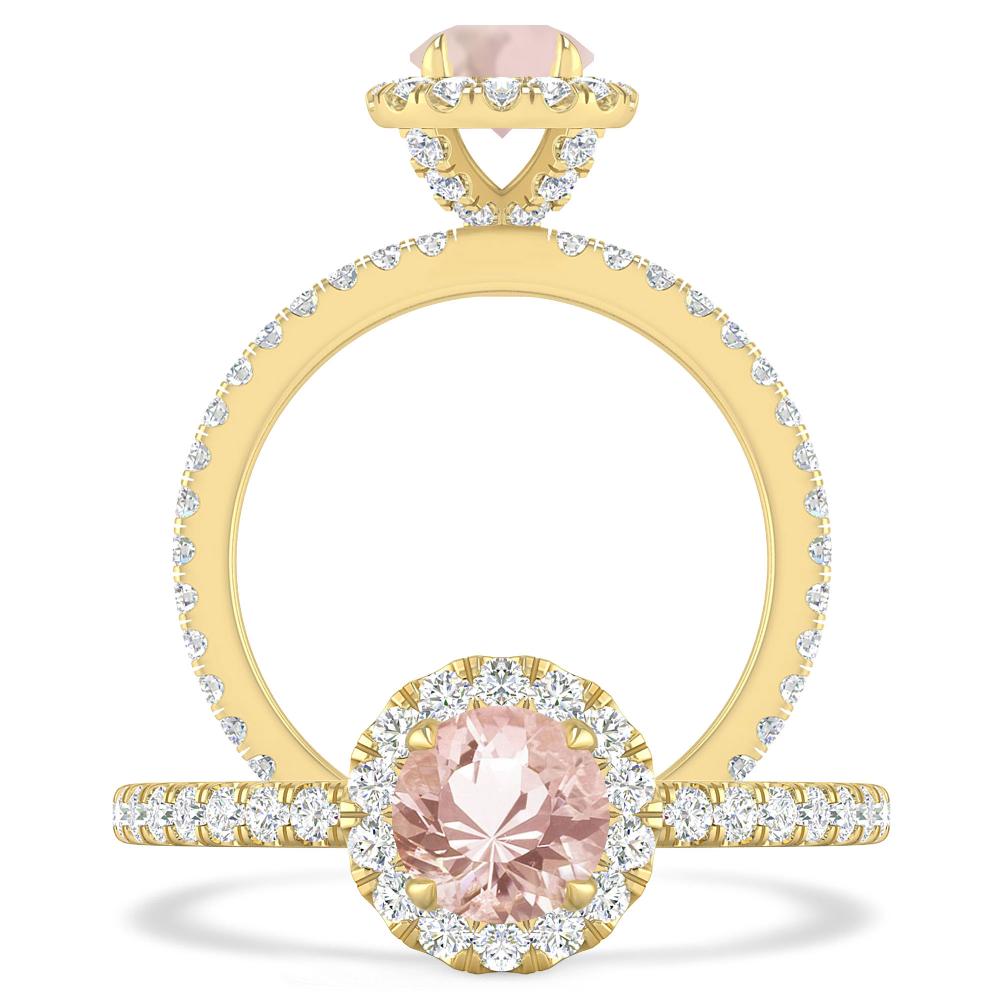 Yellow Gold - Morganite