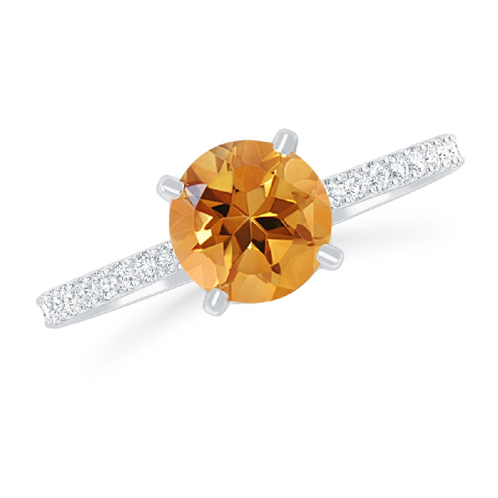 White Gold - Citrine