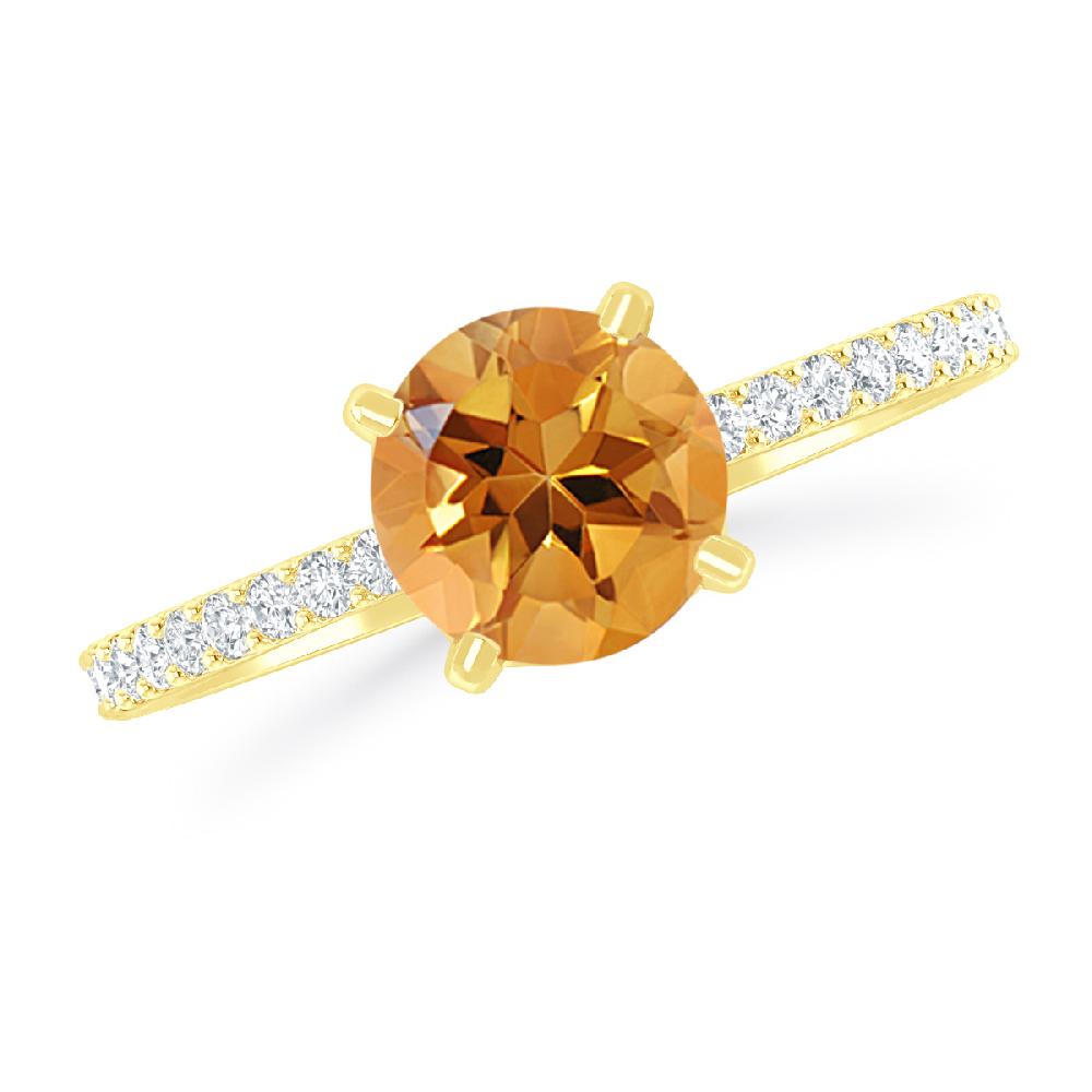 Yellow Gold - Citrine