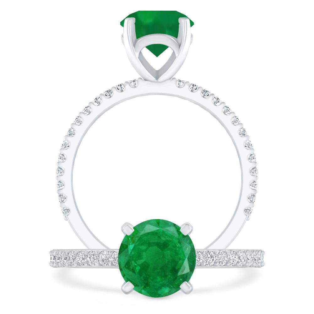 White Gold - Emerald