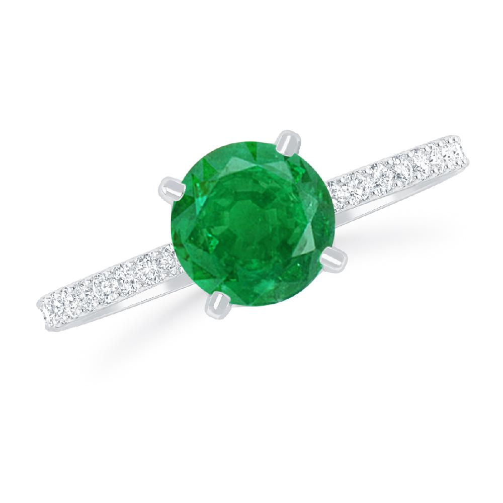White Gold - Emerald