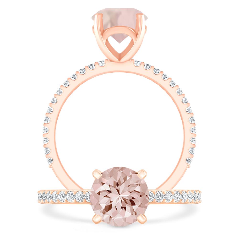 Rose Gold - Morganite
