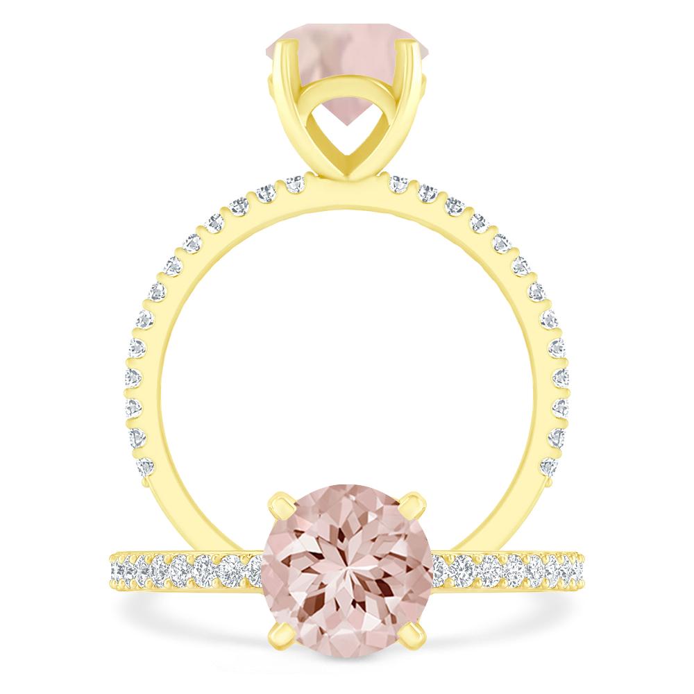 Yellow Gold - Morganite