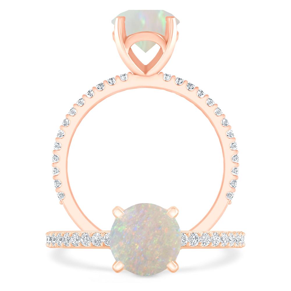 Rose Gold - Opal