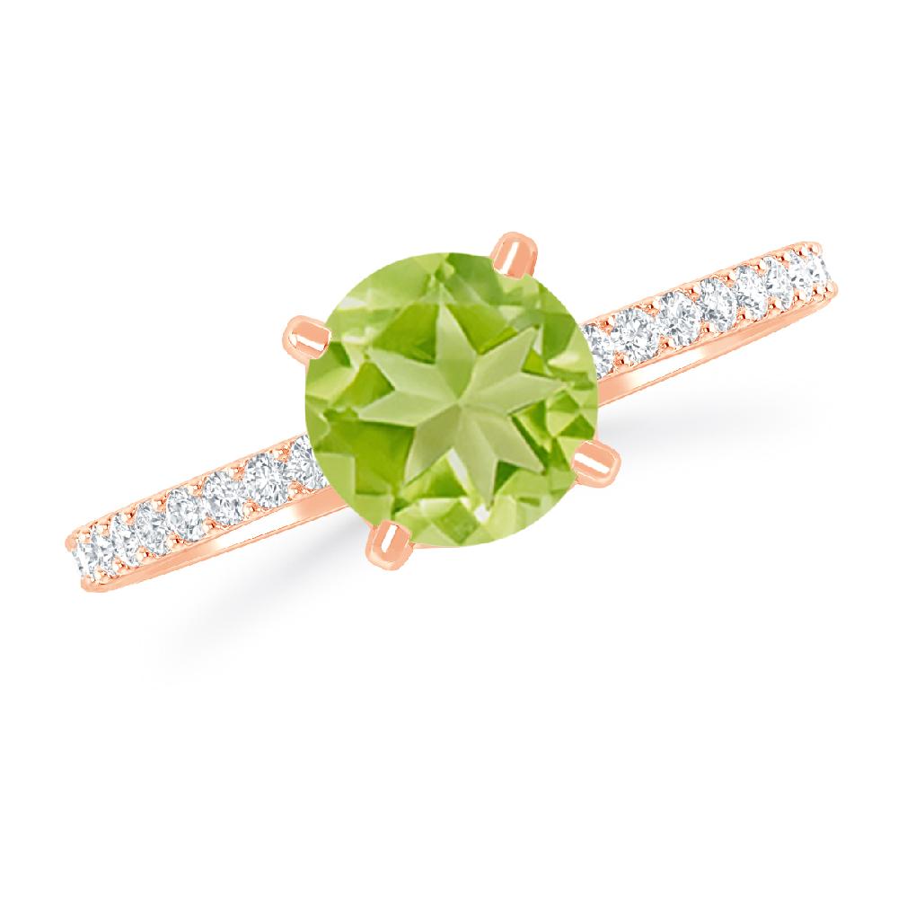 Rose Gold - Peridot