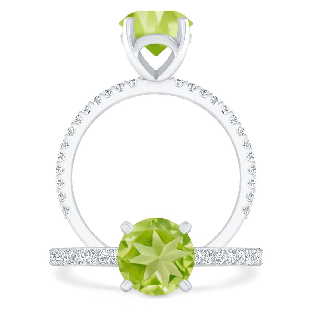 White Gold - Peridot