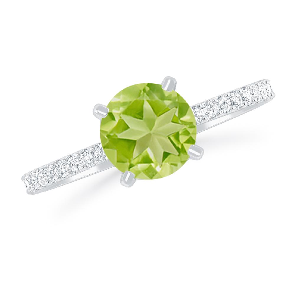 White Gold - Peridot
