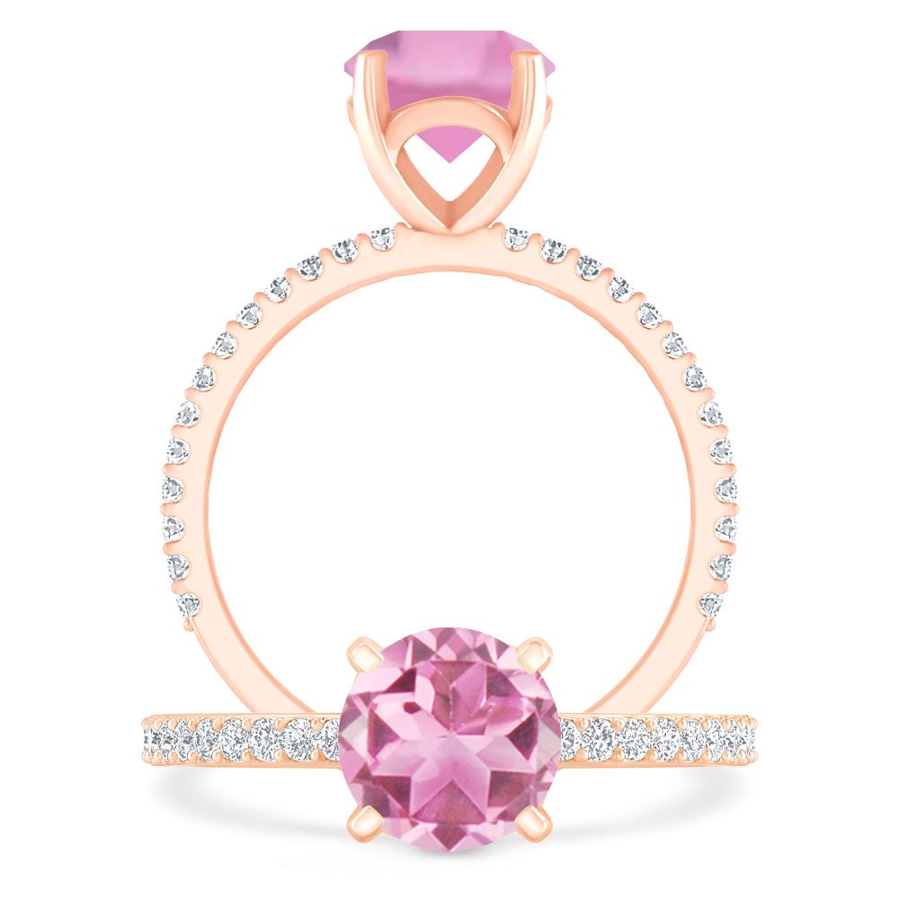 Rose Gold - Pink Tourmaline
