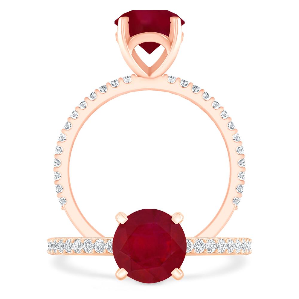 Rose Gold - Ruby